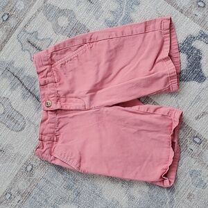 Janie and Jack Boys Cotton Shorts Adjustable Waist Jetty Red Sz5